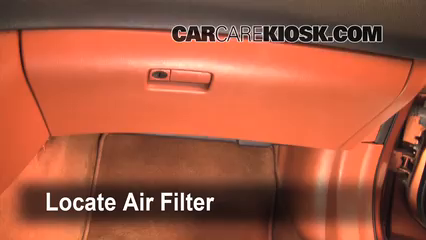 2004 Infiniti FX45 4.5L V8 Air Filter (Cabin) Check